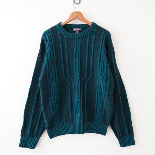 stripe knit sweater