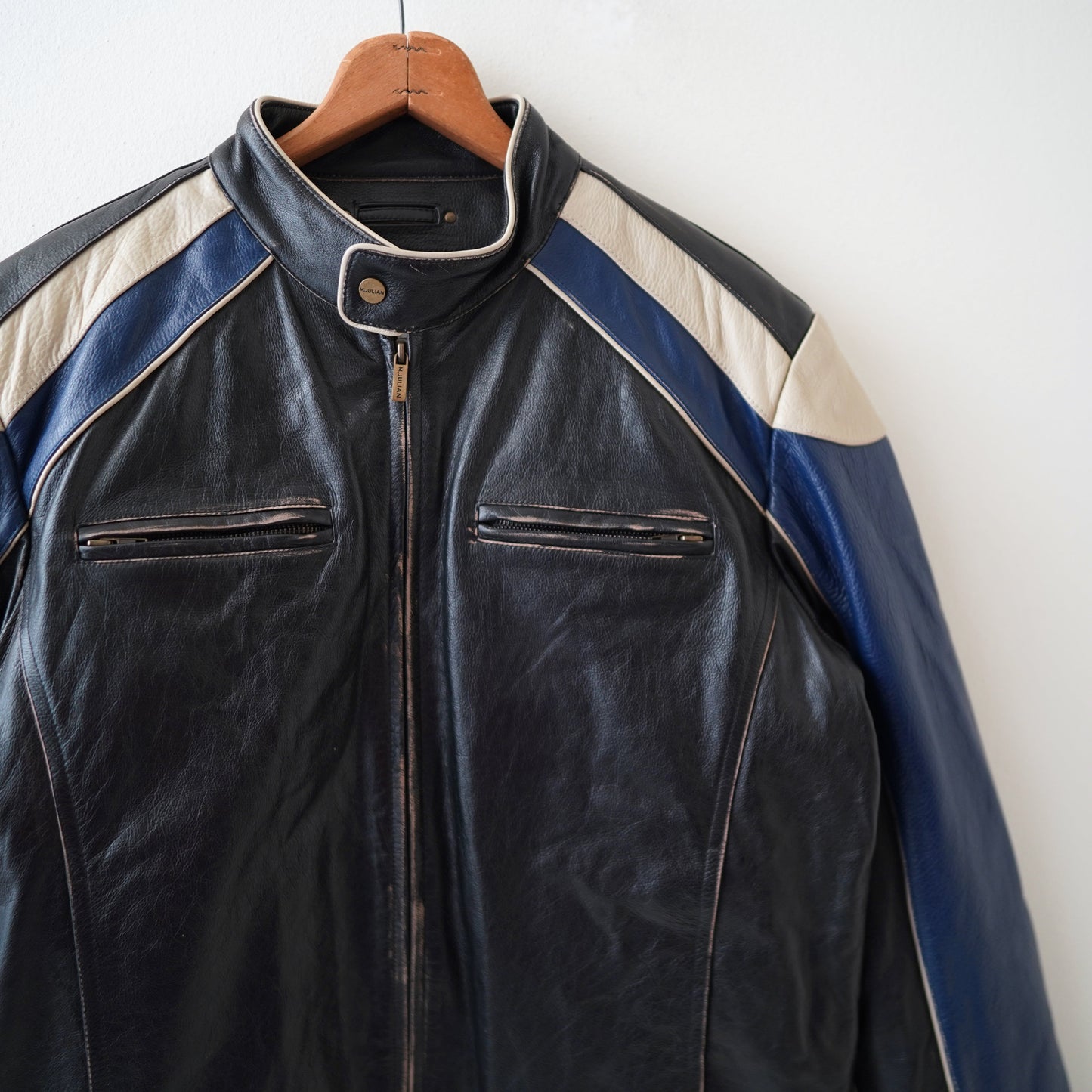 80s leather jacket