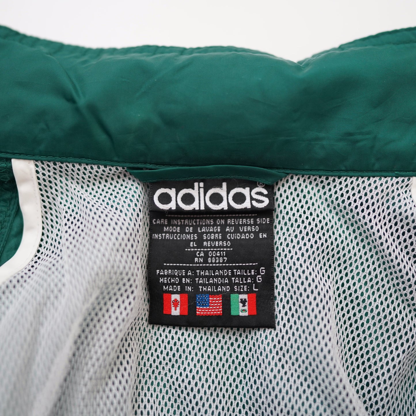 90s adidas nylon jacket