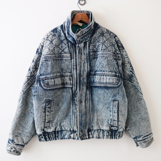 bleach denim jacket