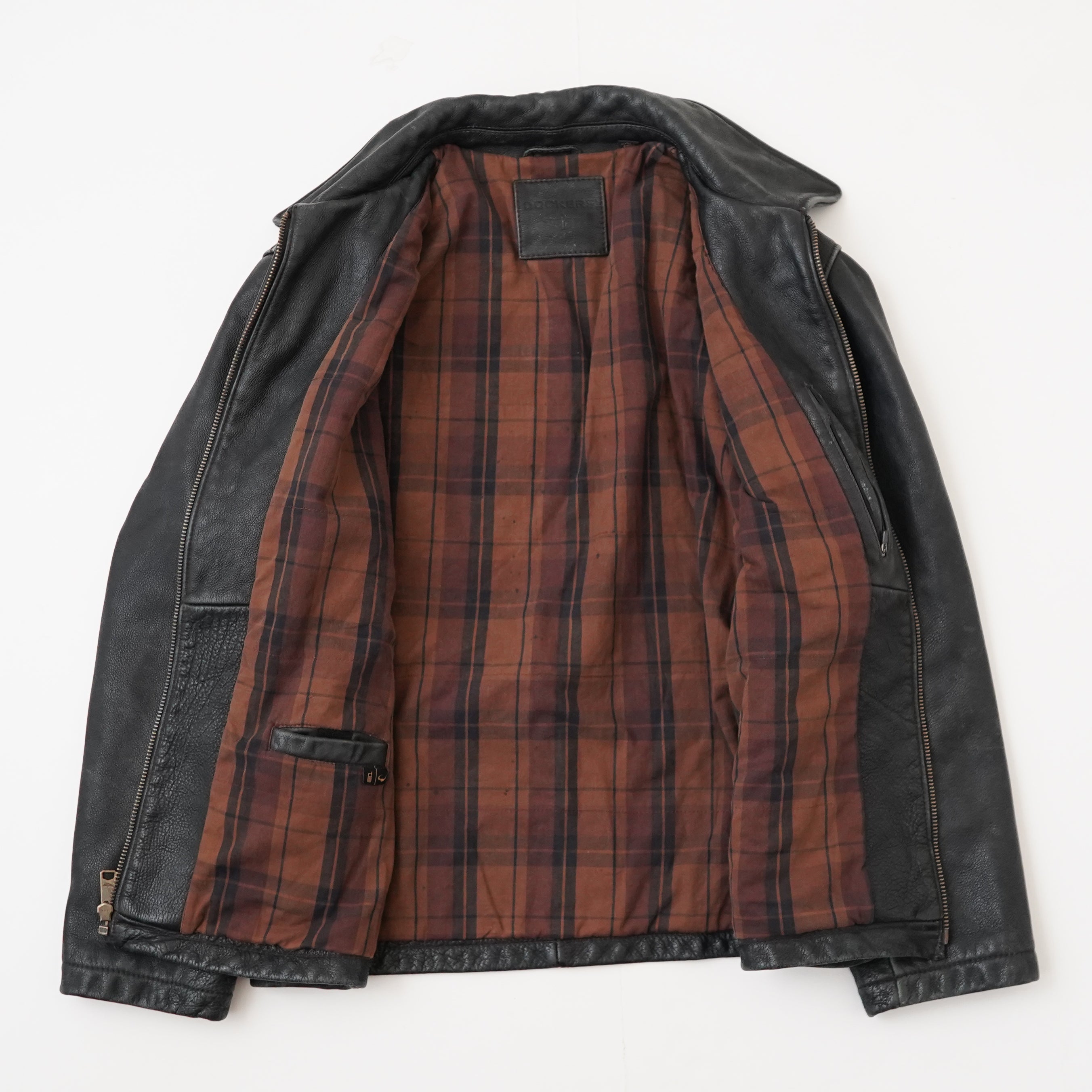 Dockers leather jacket – NEVERKNOWS