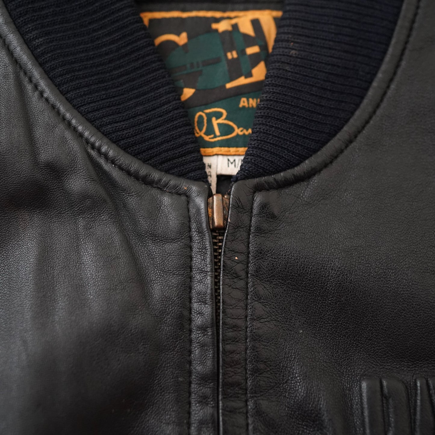 90s Green Bay Packers leather jacket