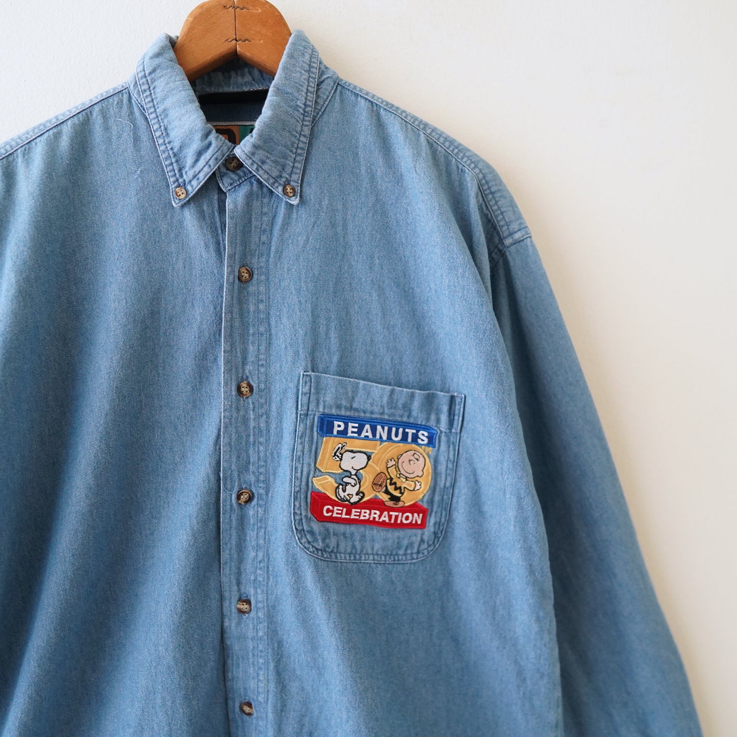 PEANUTS Snoopy denim shirts