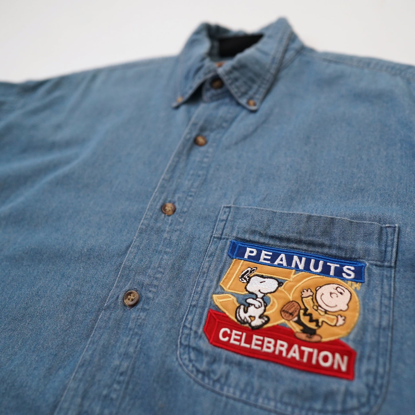 PEANUTS Snoopy denim shirts