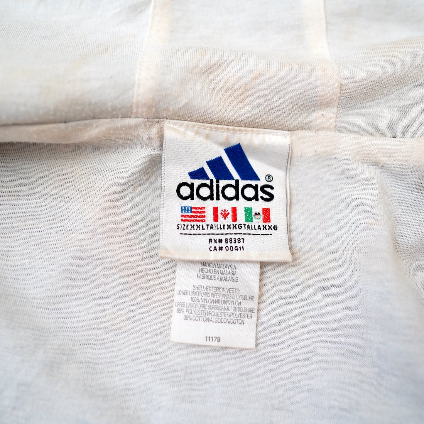 90s adidas nylon jacket