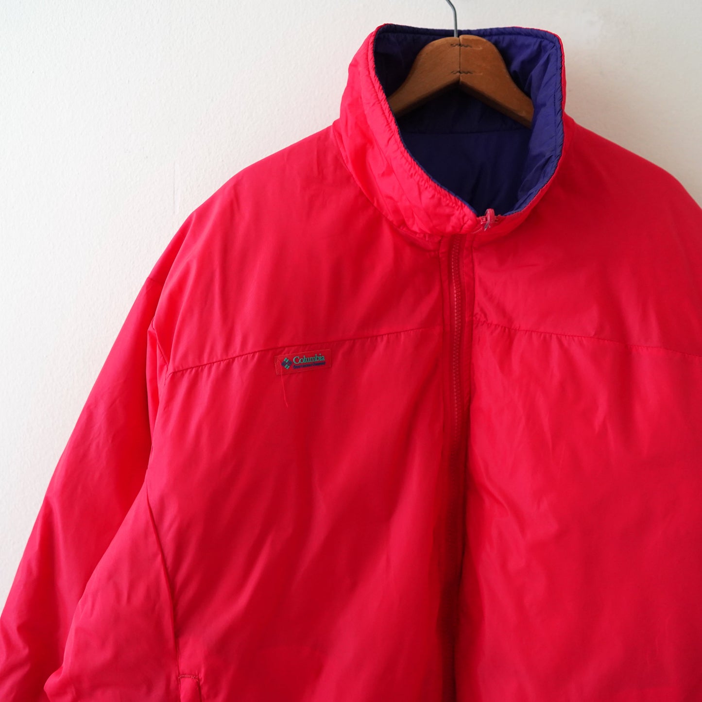 80s Columbia reversible down jacket