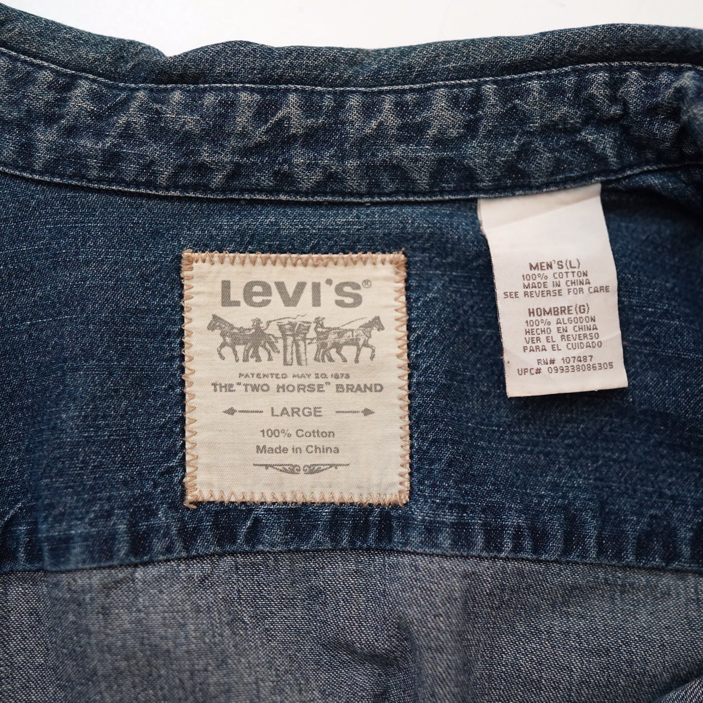 Levi's denim shirt