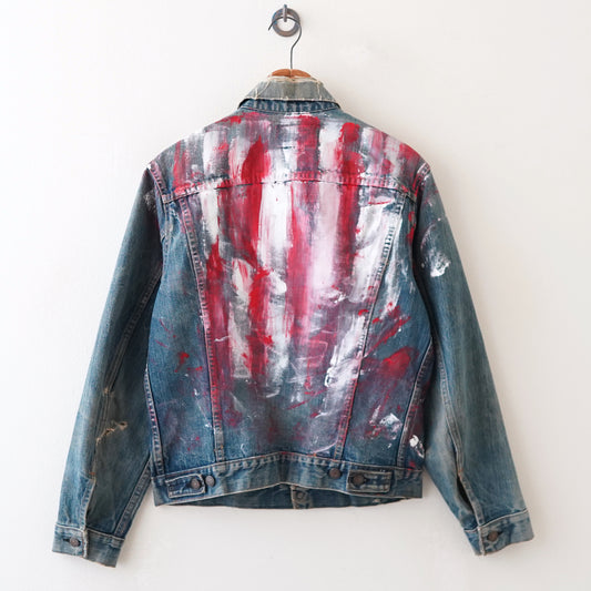 70s Levi's graffiti denim jacket