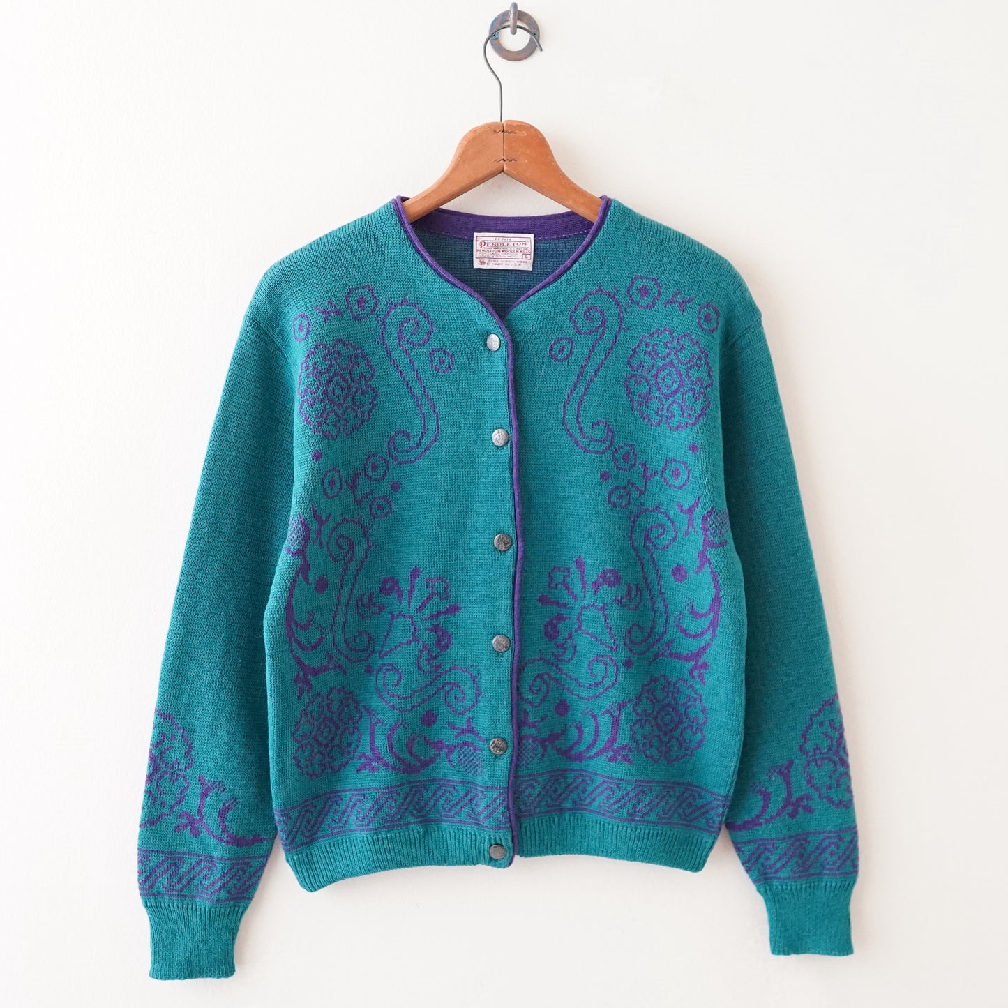 PENDLETON ethnic wool cardigan