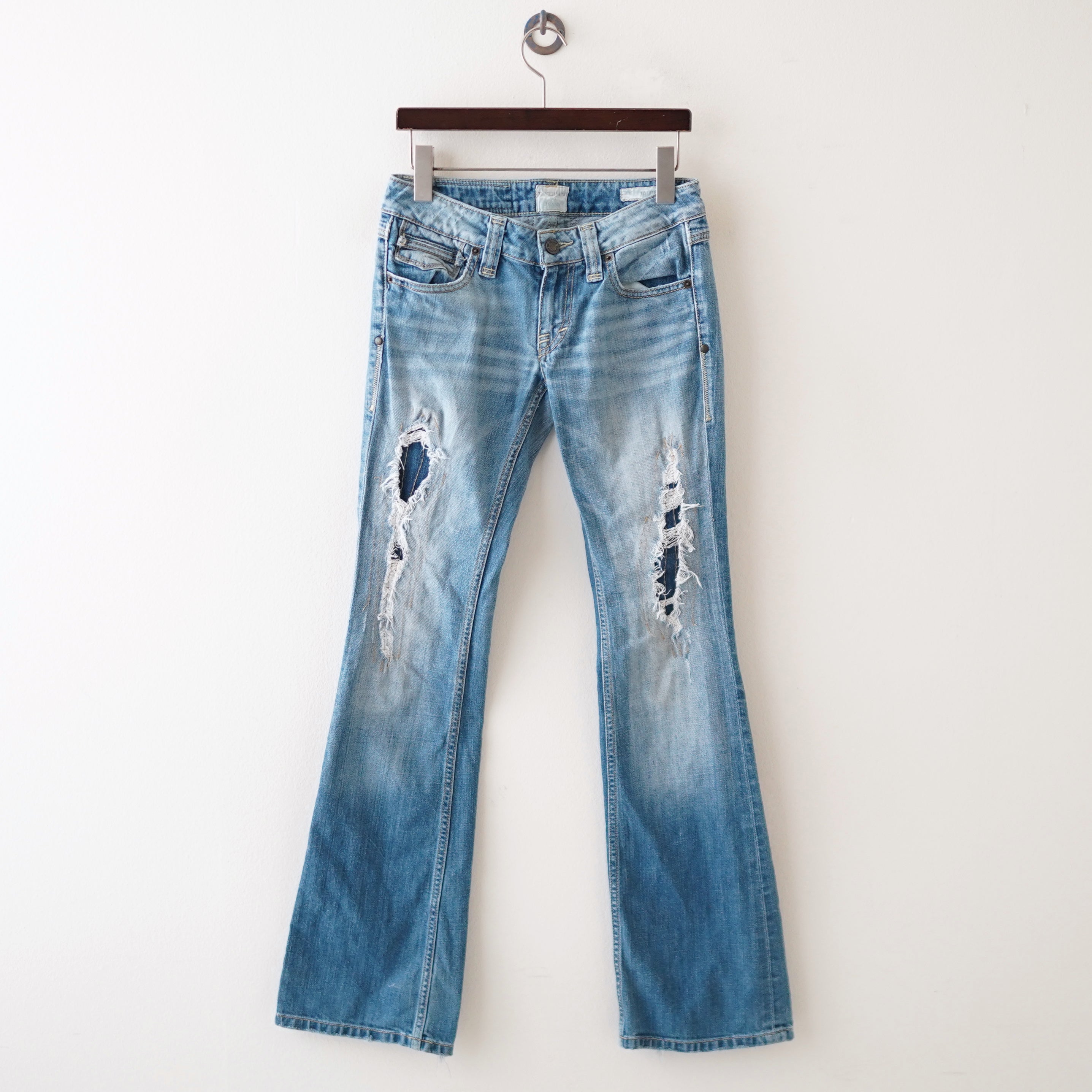 TAVERNITI SO JEANS ダメージリペア加工ストレッチデニム！日本製 