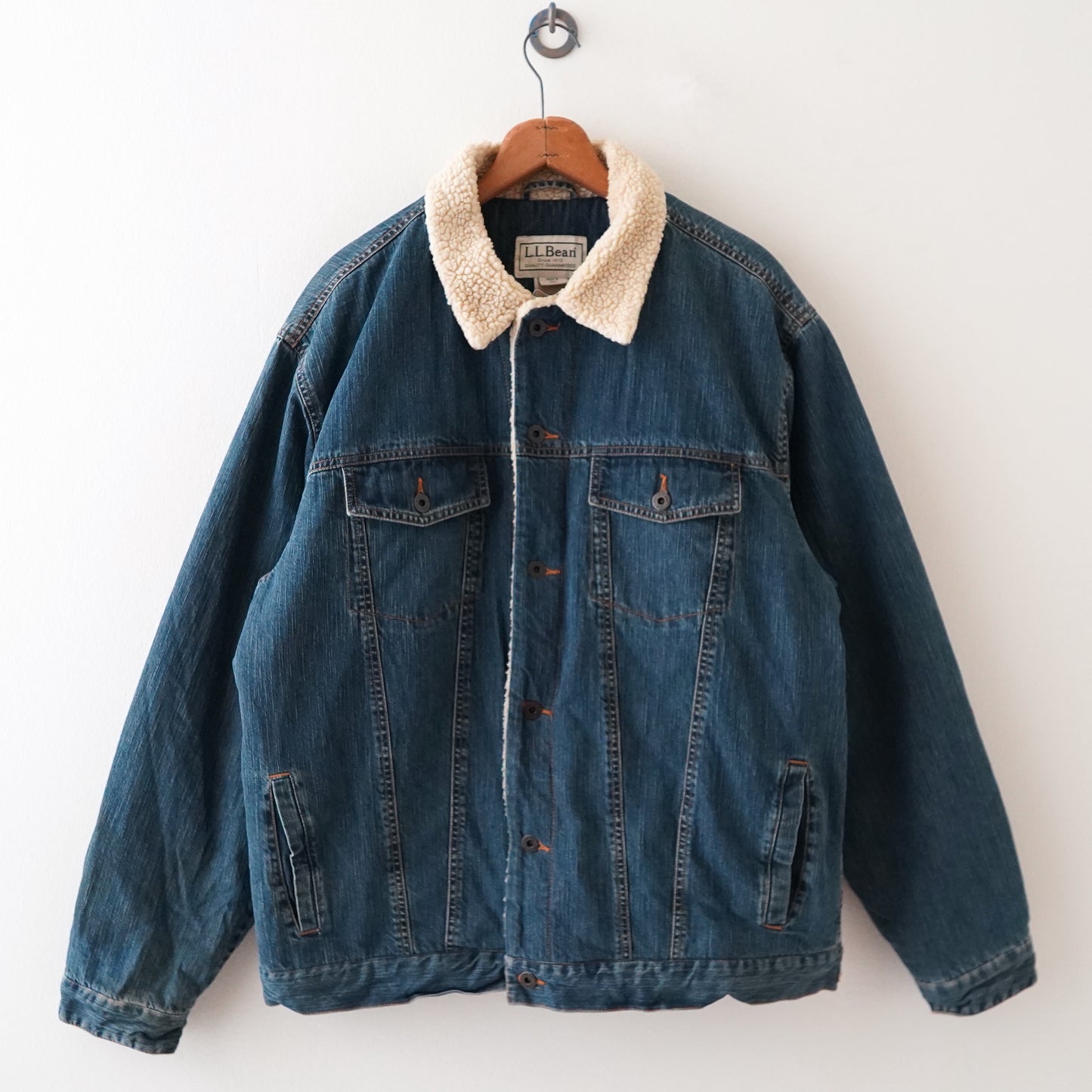 L.L.Bean boa denim jacket