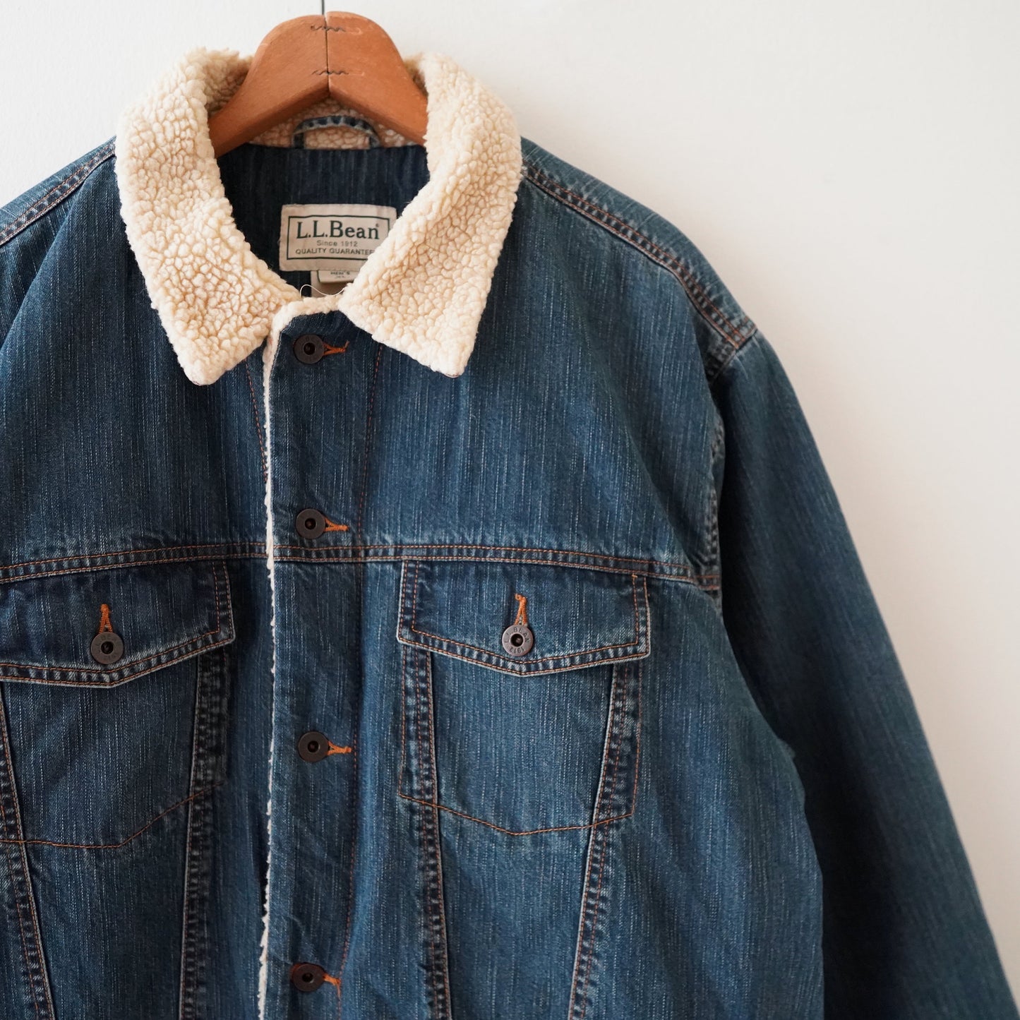 L.L.Bean boa denim jacket