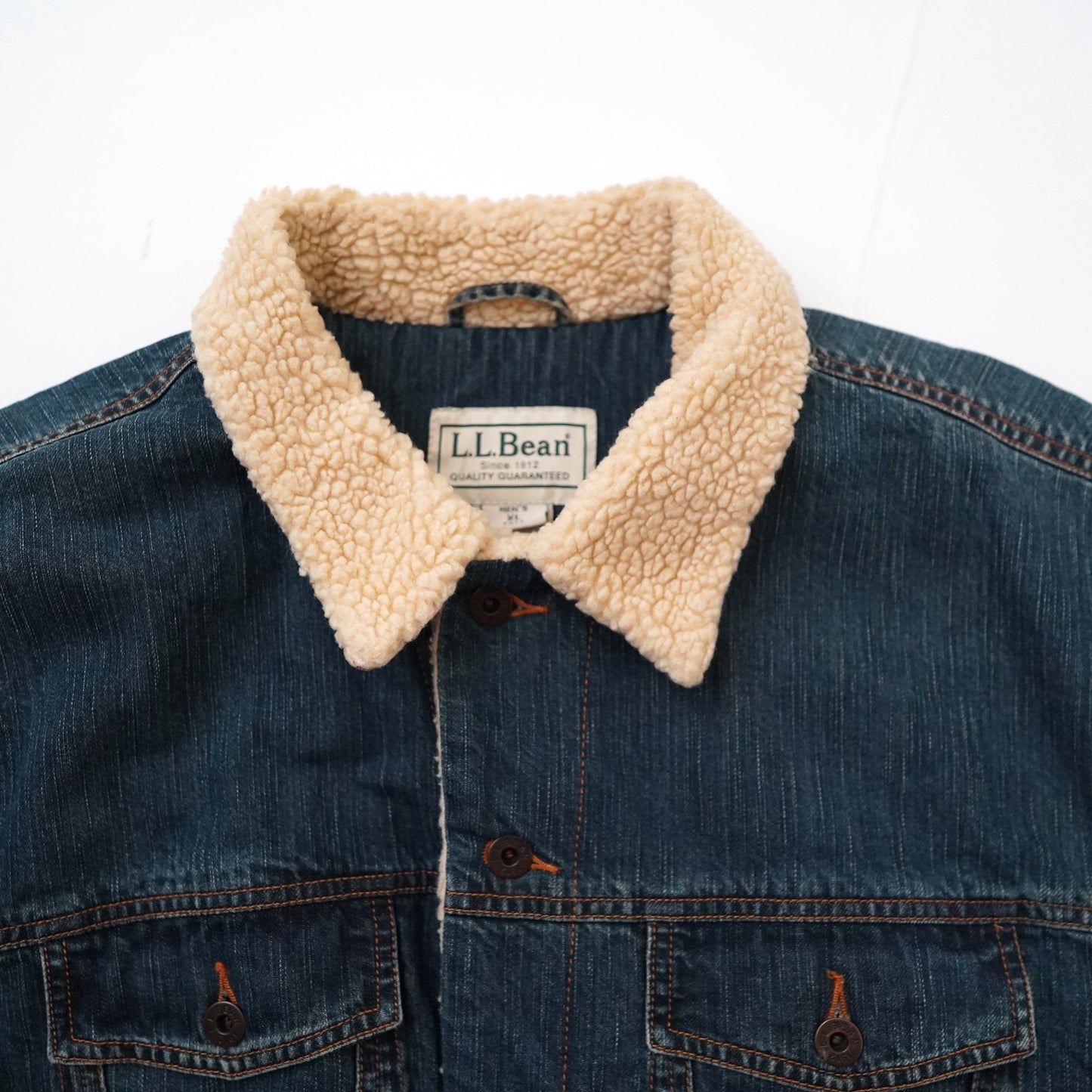 L.L.Bean boa denim jacket