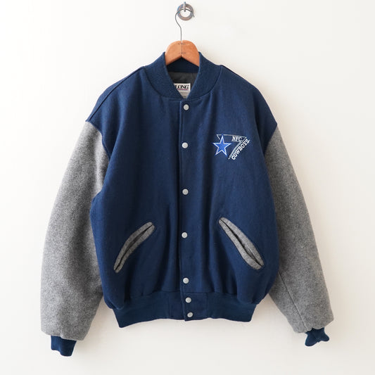 90s DeLONG × NFL wool jacket
