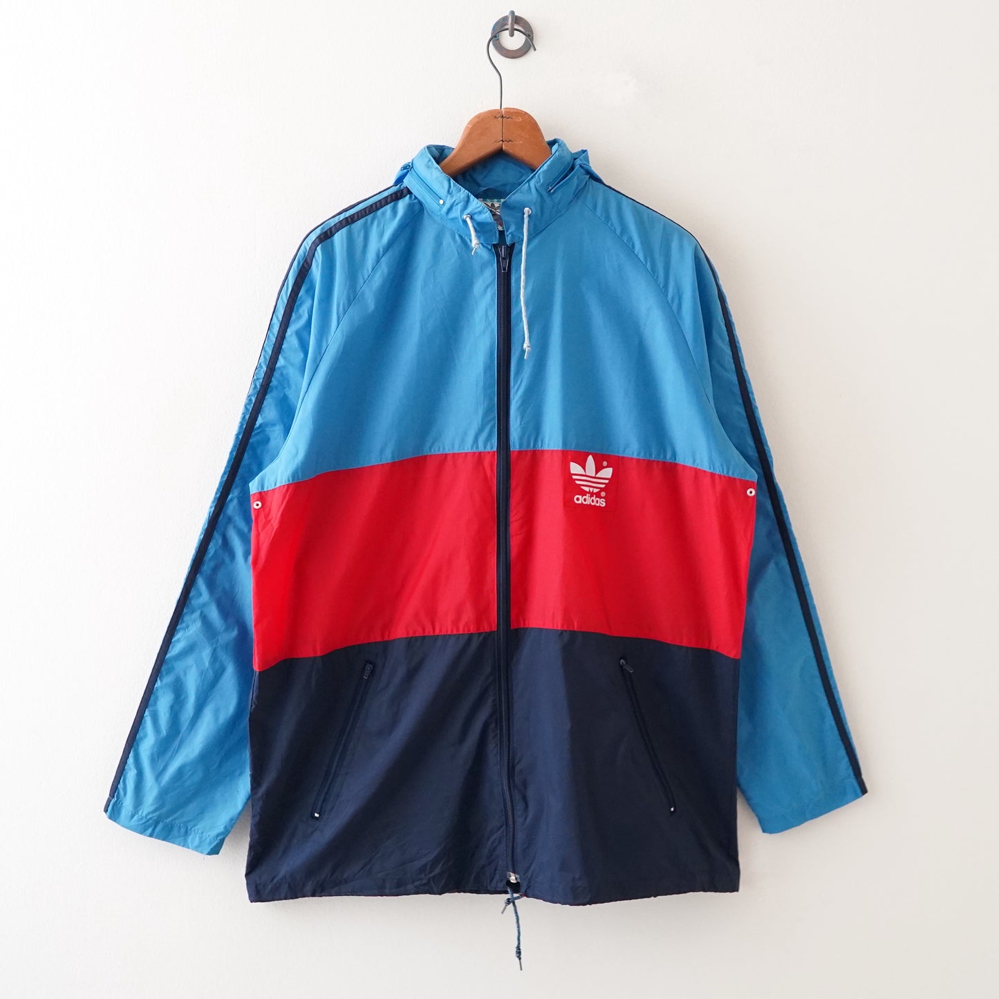 80s adidas nylon jacket