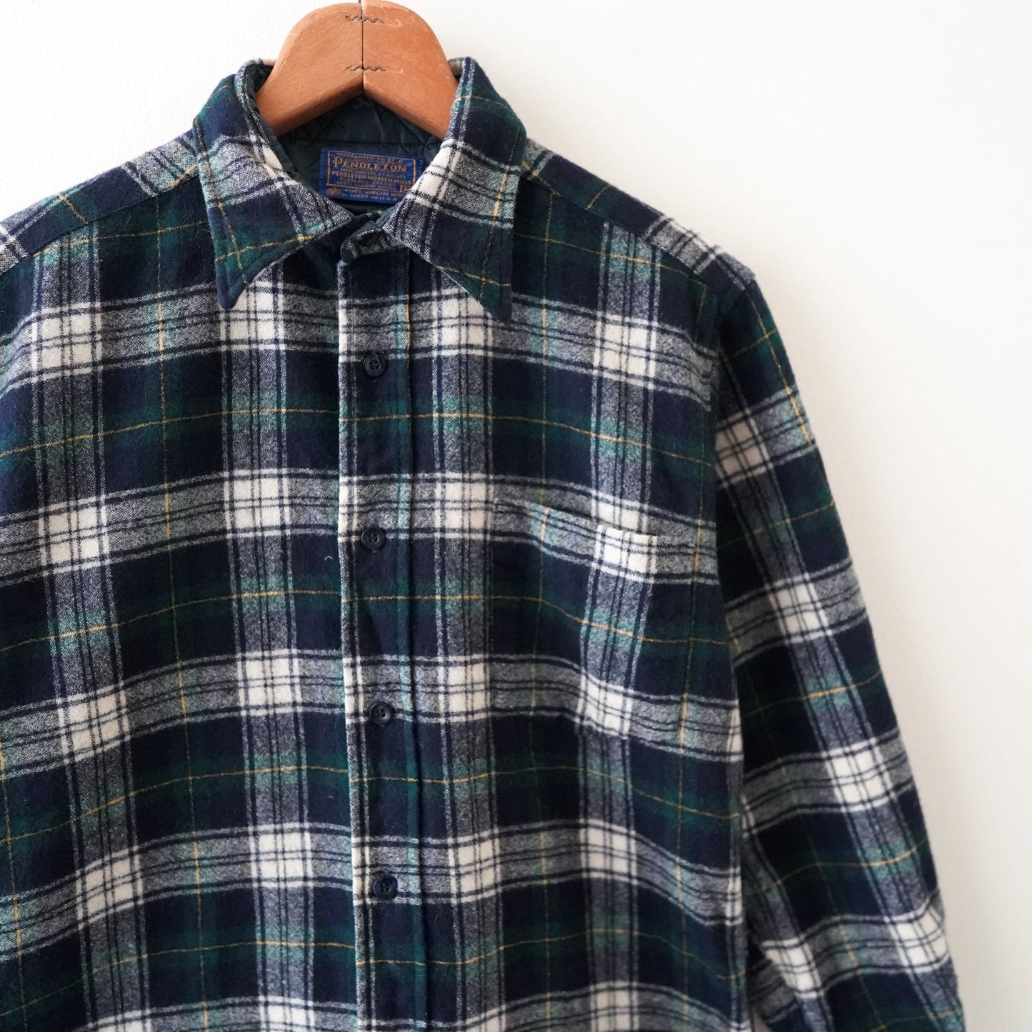 70s Pendleton wool check shirt