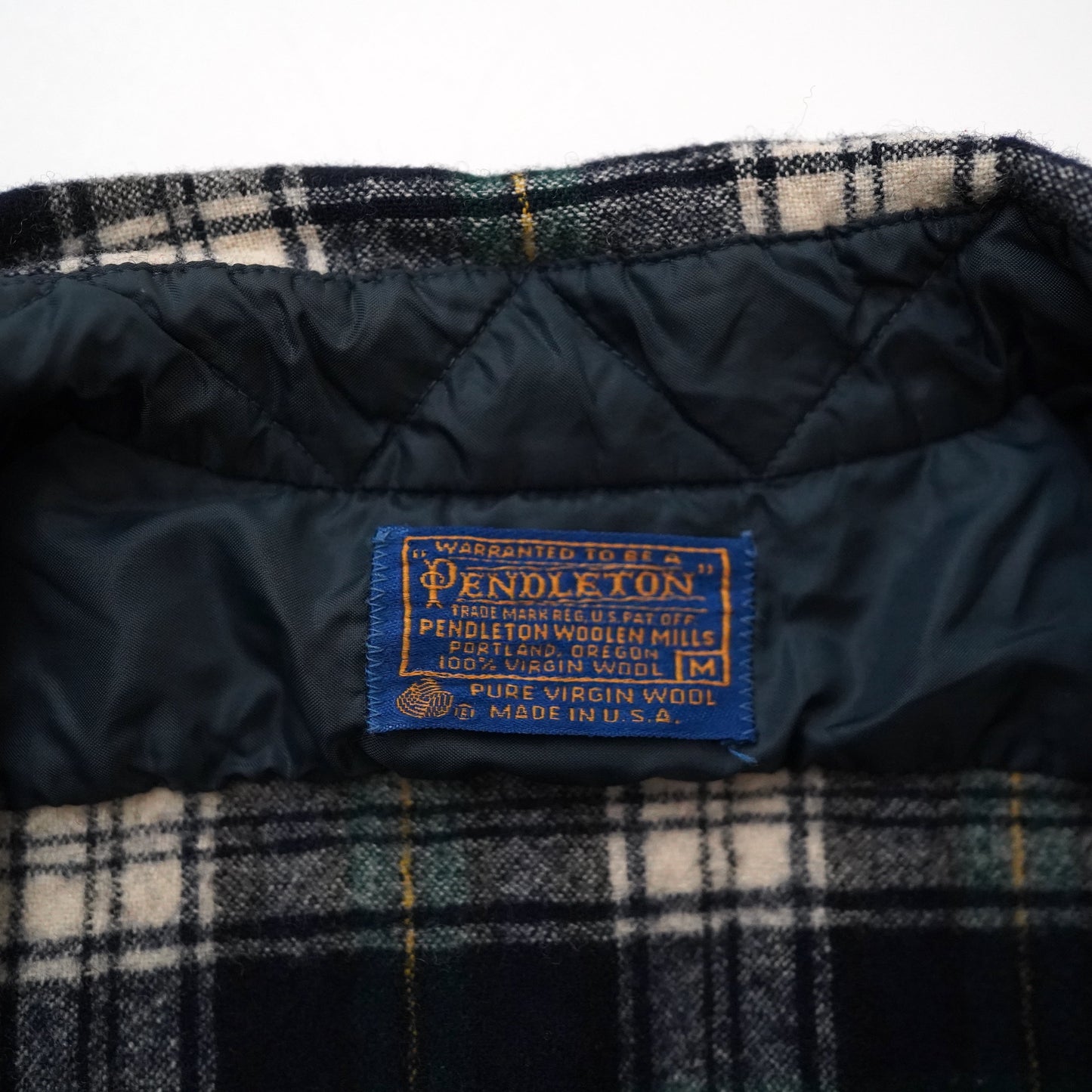 70s Pendleton wool check shirt