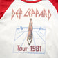 Def Leppard 七分丈 printed tee