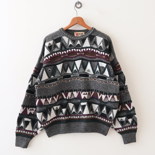 ethnic pattern sweater