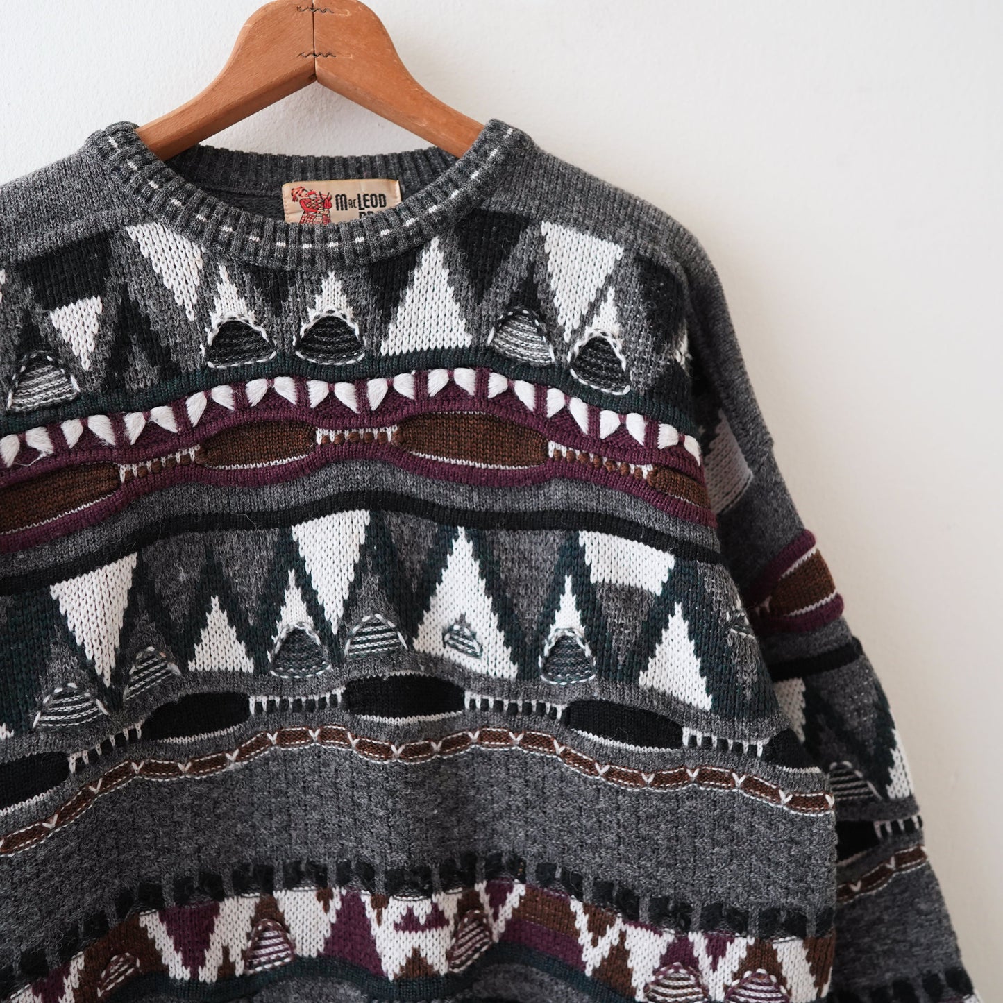 ethnic pattern sweater