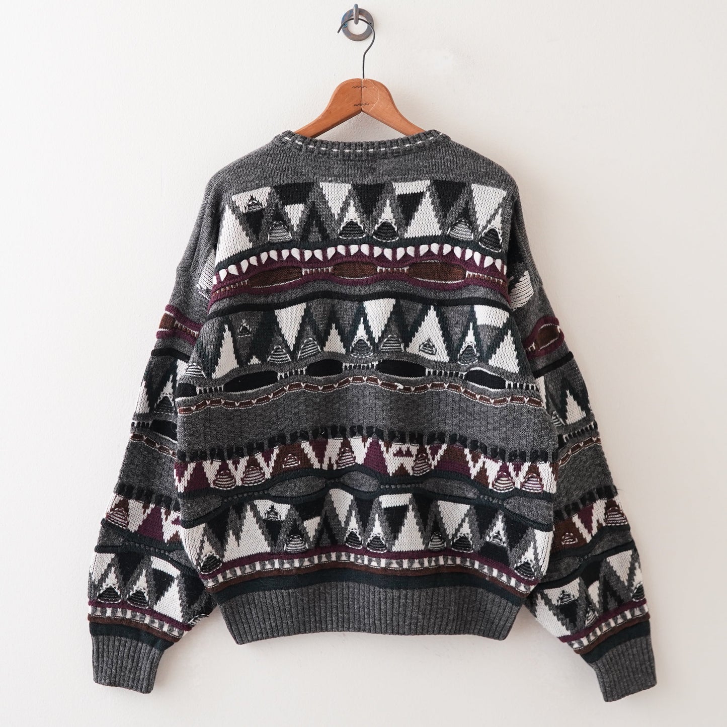 ethnic pattern sweater