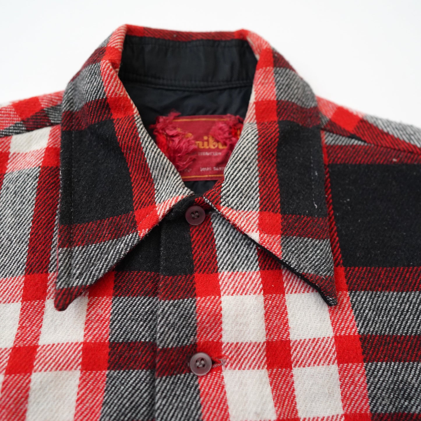 70s Caribu flannel long shirt