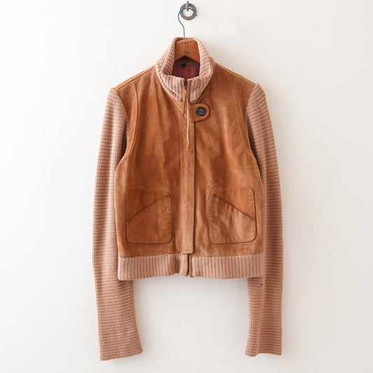 Timberland leather&knit jacket