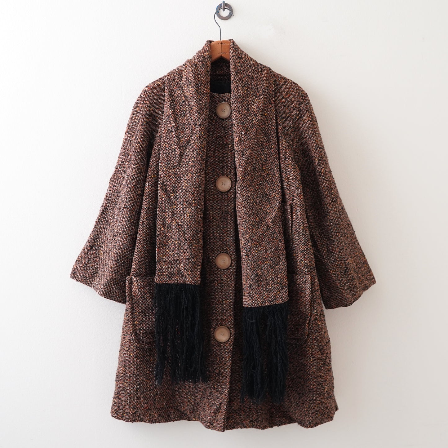 no collar tweed jacket