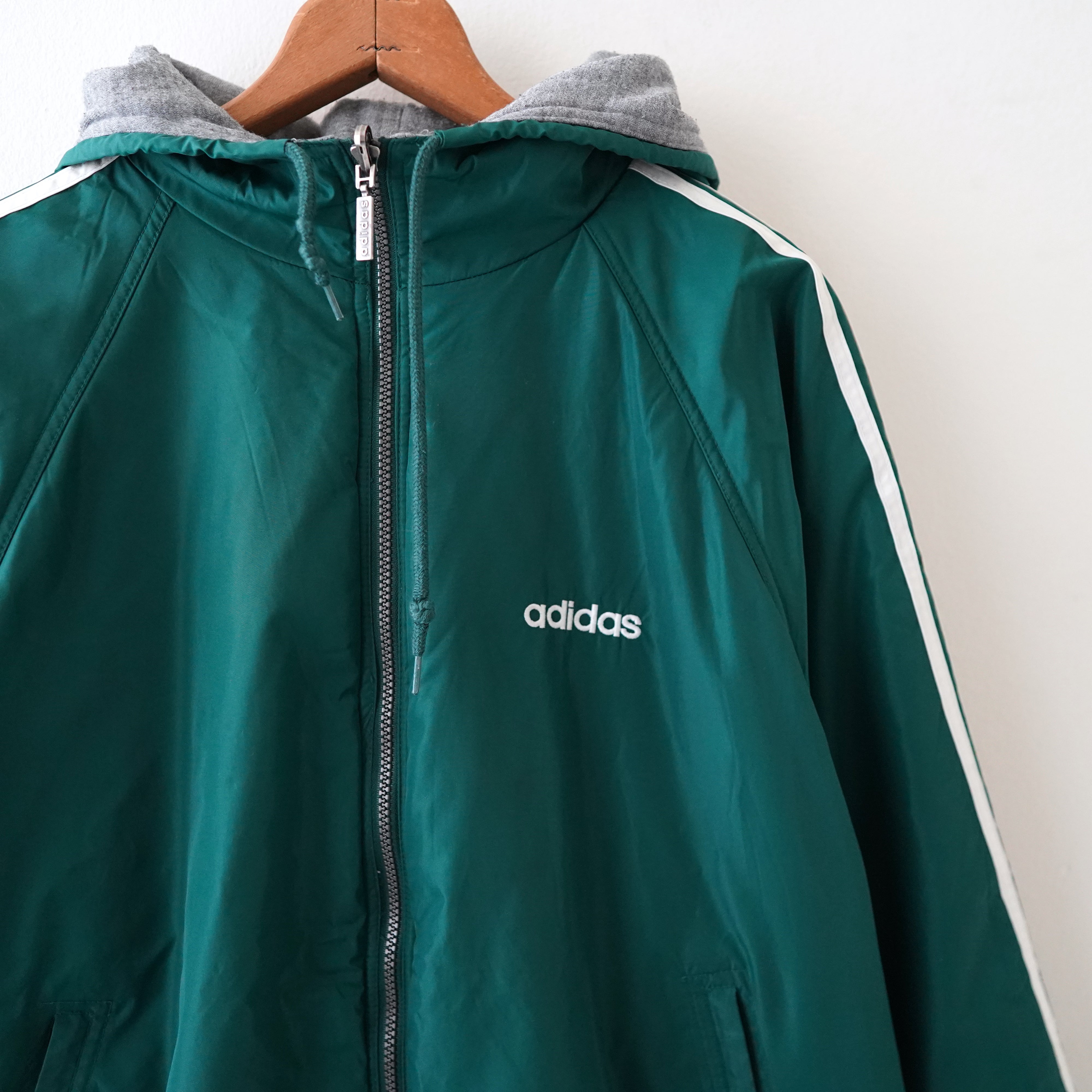 90s adidas reversible nylon jacket – NEVERKNOWS