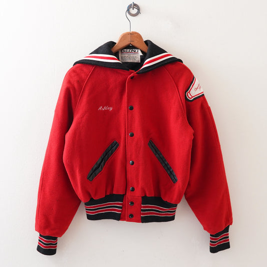 90s DeLONG sailor collar stadium jacket