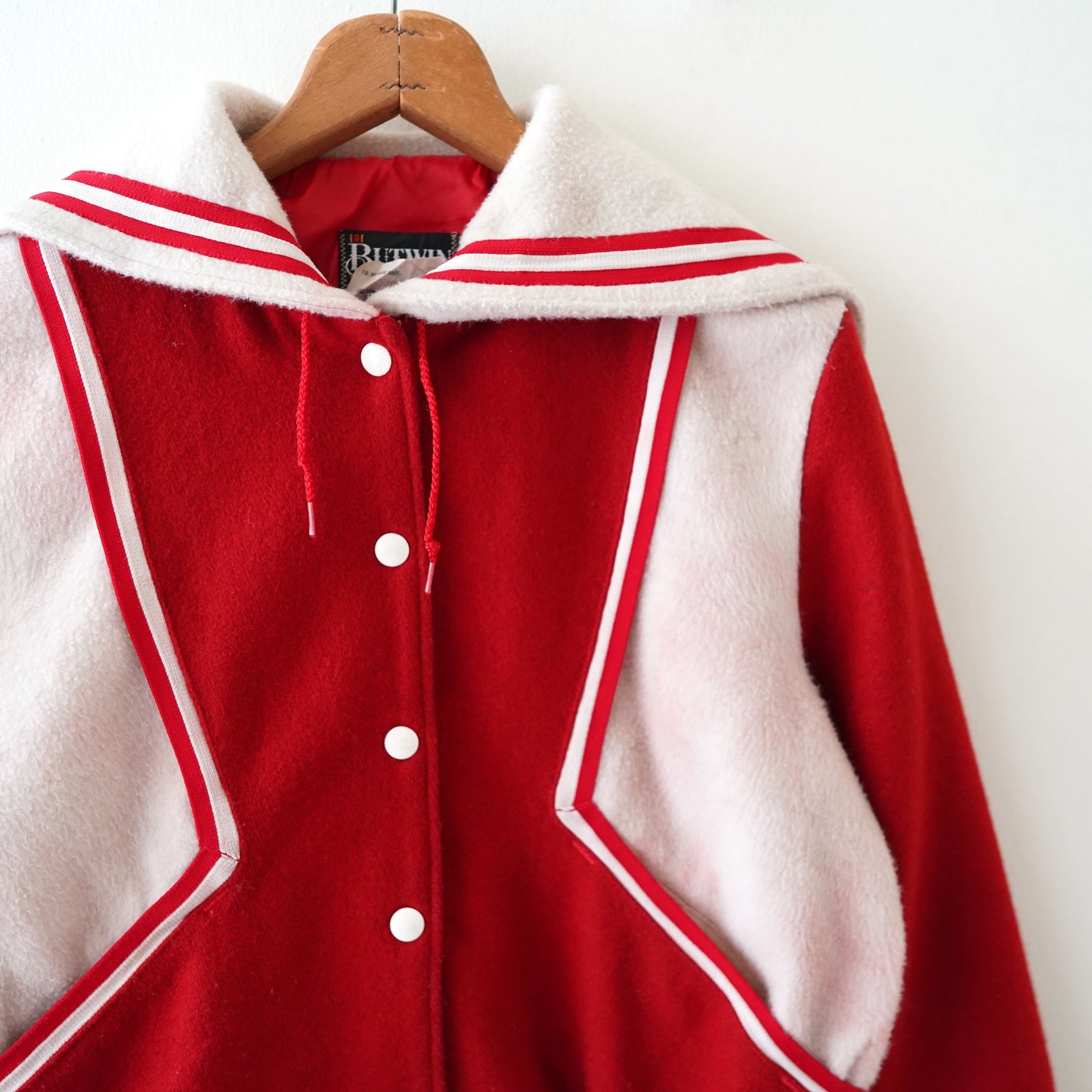 80s BUTWIN sailor collar stadium jacket