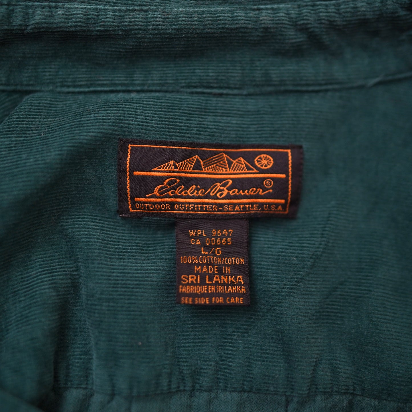 80s Eddie Bauer corduroy one piece