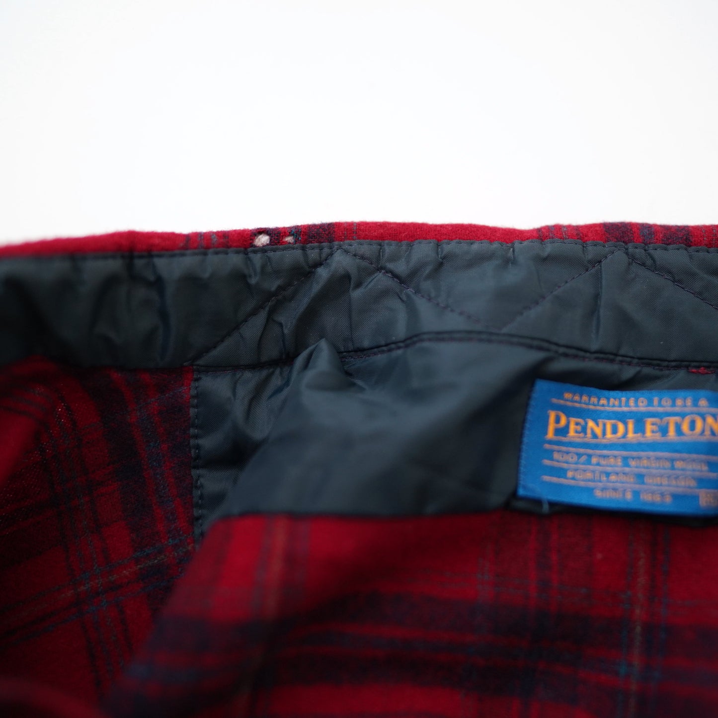 90s PENDLETON wool check shirt