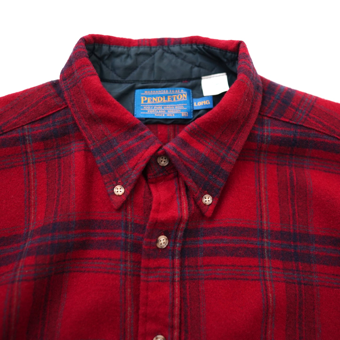 90s PENDLETON wool check shirt