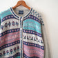 80-90s WOOLRICH native pattern cardigan