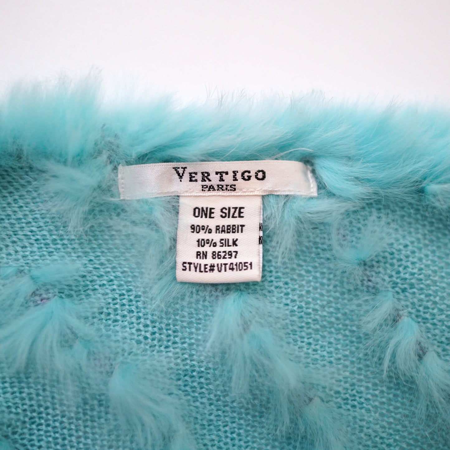 VERTIGO rabbit fur cloak