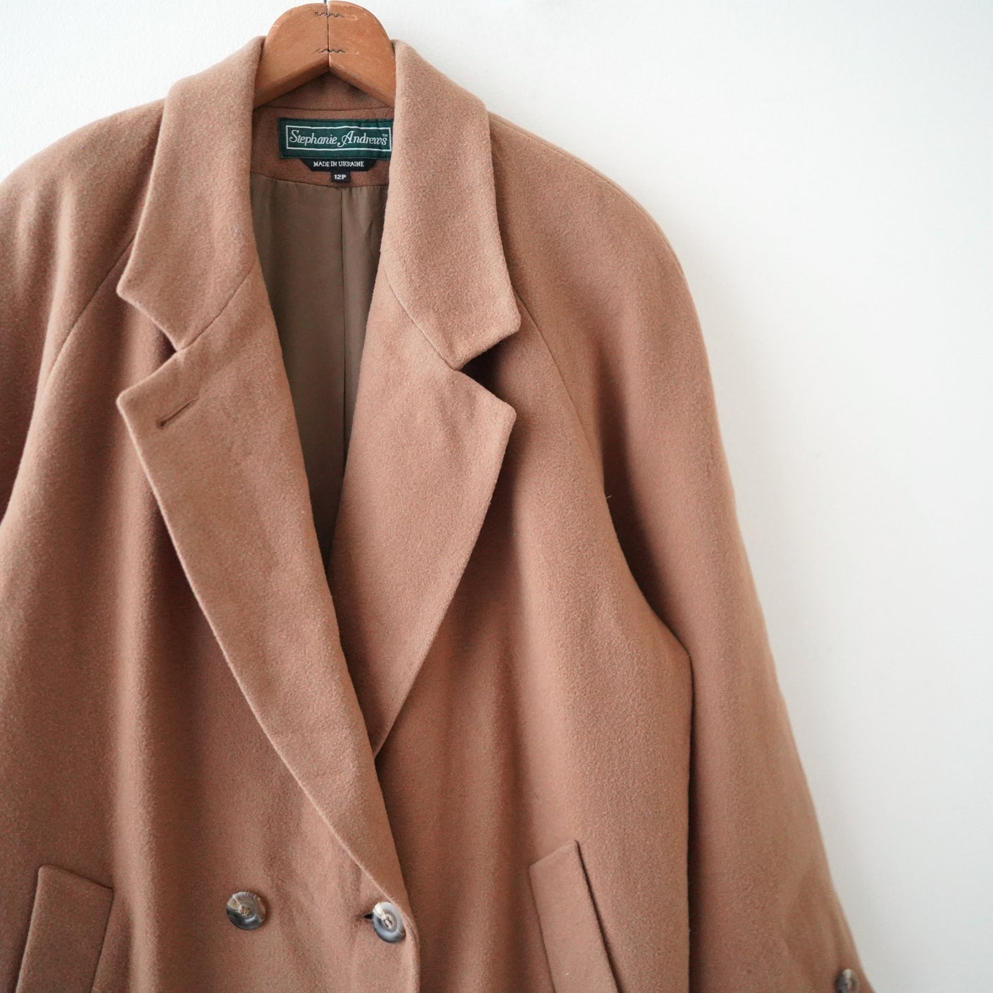 Stephanie Andrews wool coat