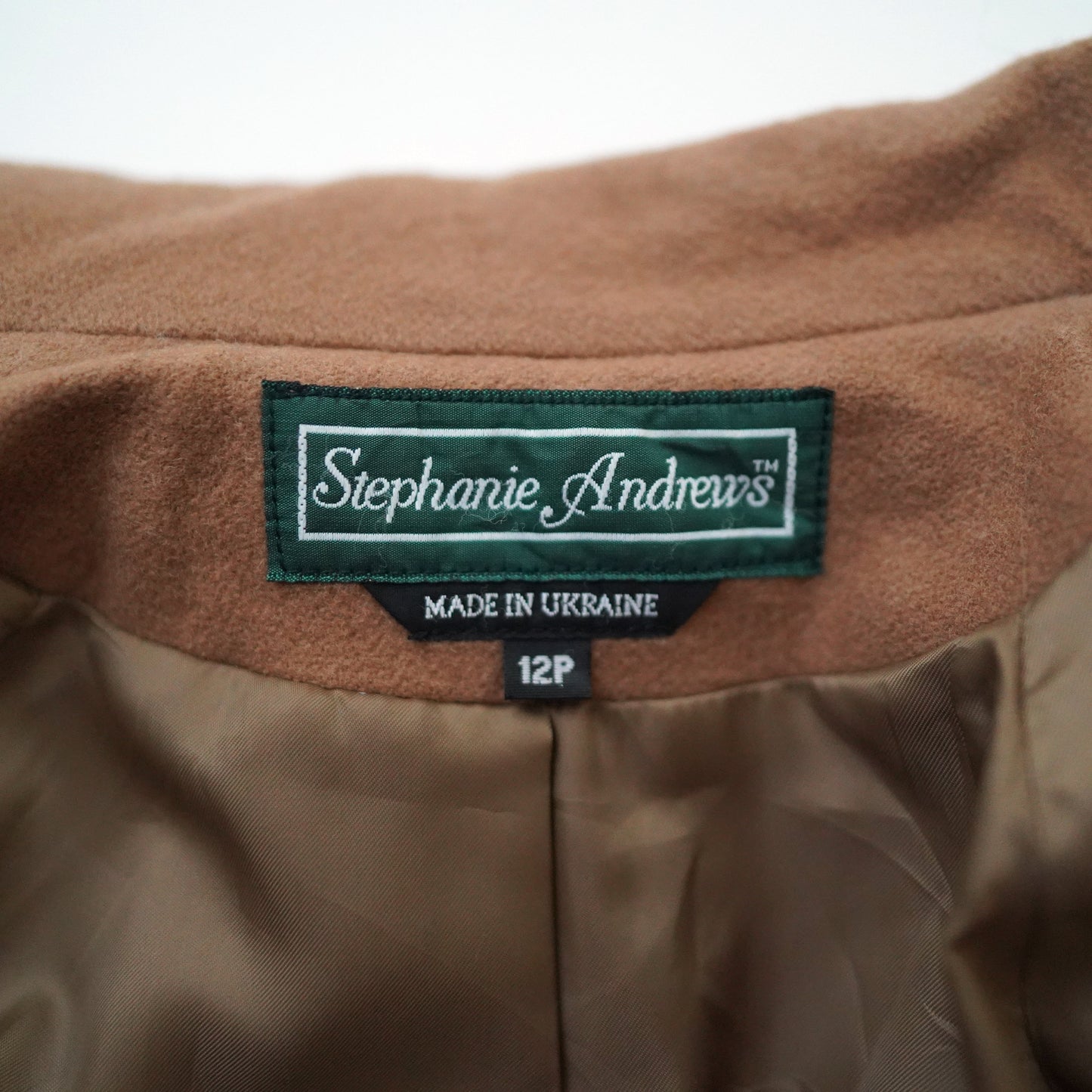 Stephanie Andrews wool coat