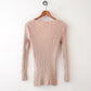 knit slim sweater