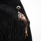 suede fringe skirt