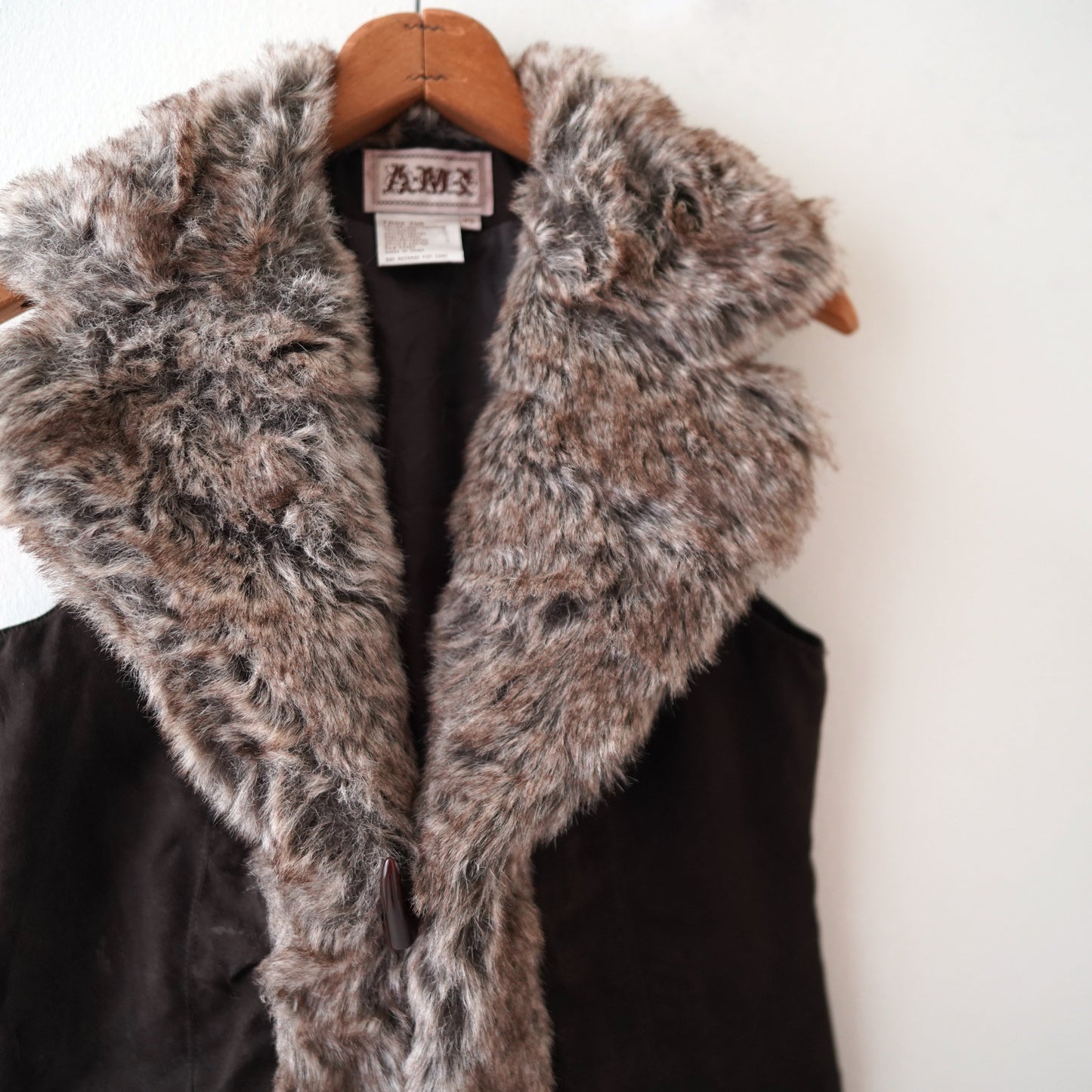 AMX fur vest