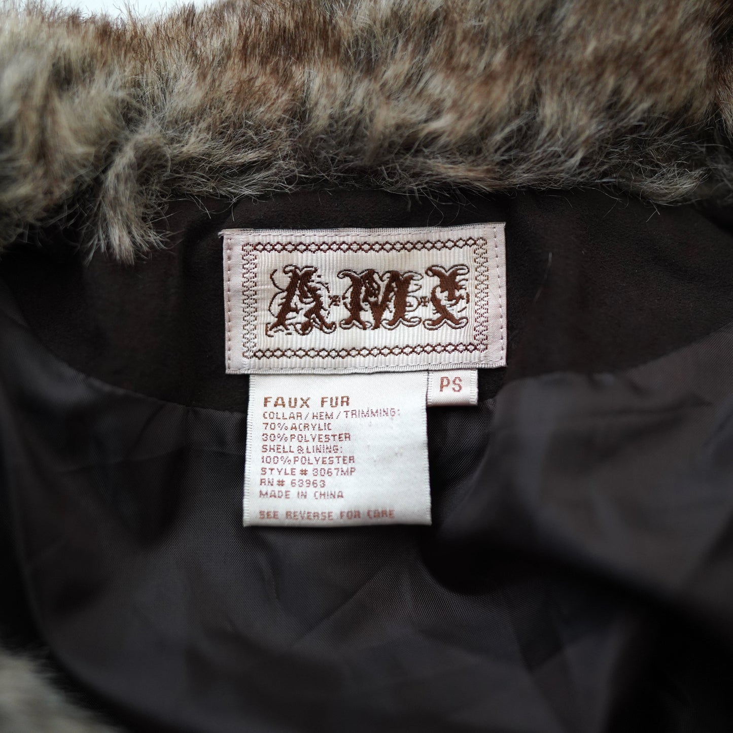 AMX fur vest