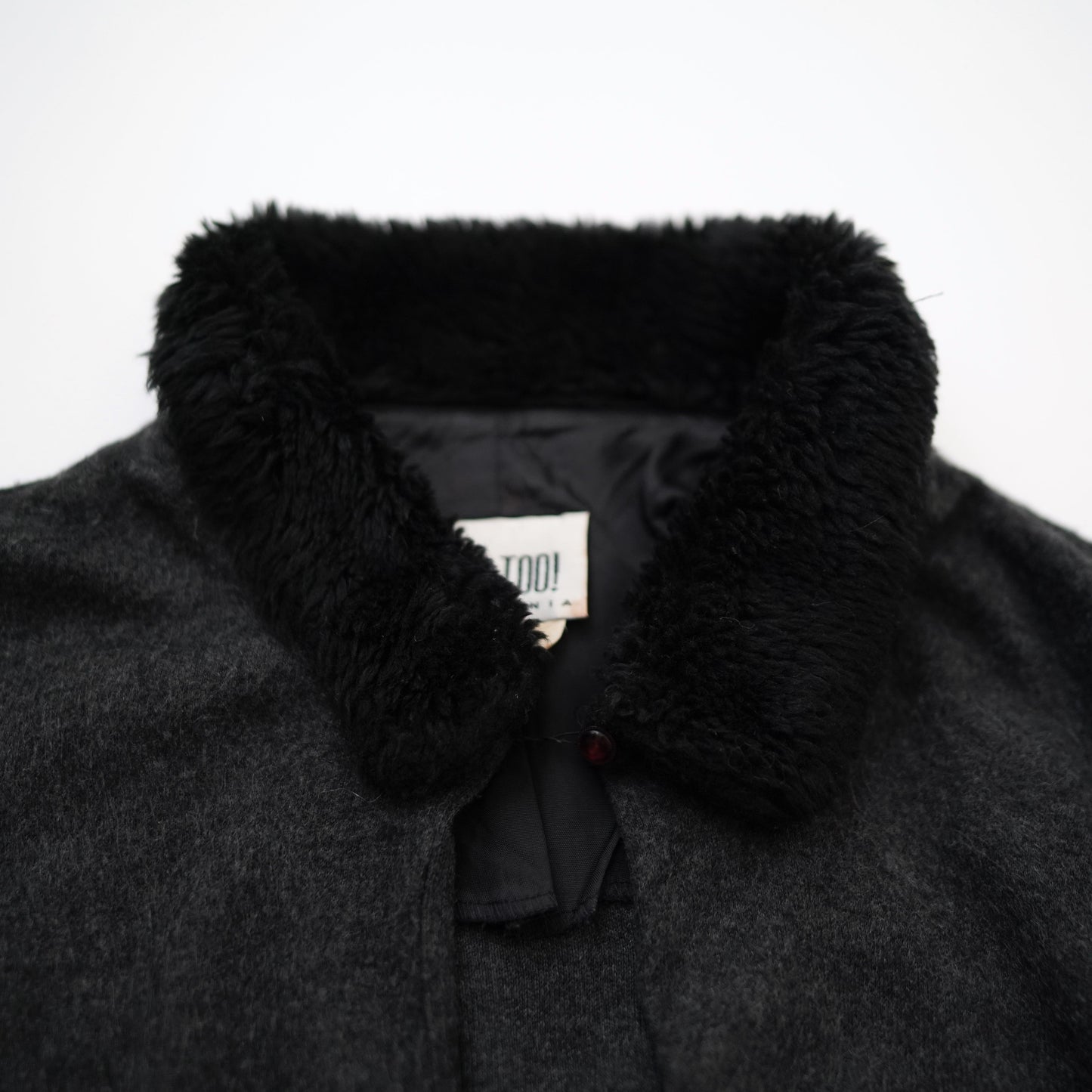 BYER TOO! fur collar cardigan