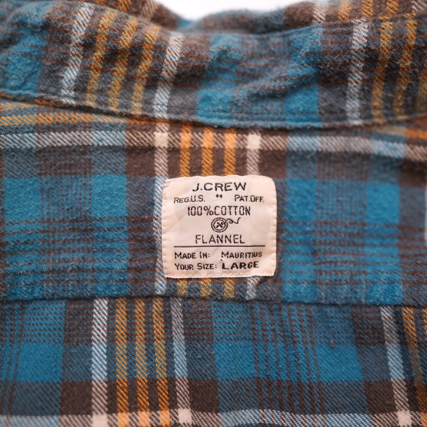 J.Crew flannel check shirt