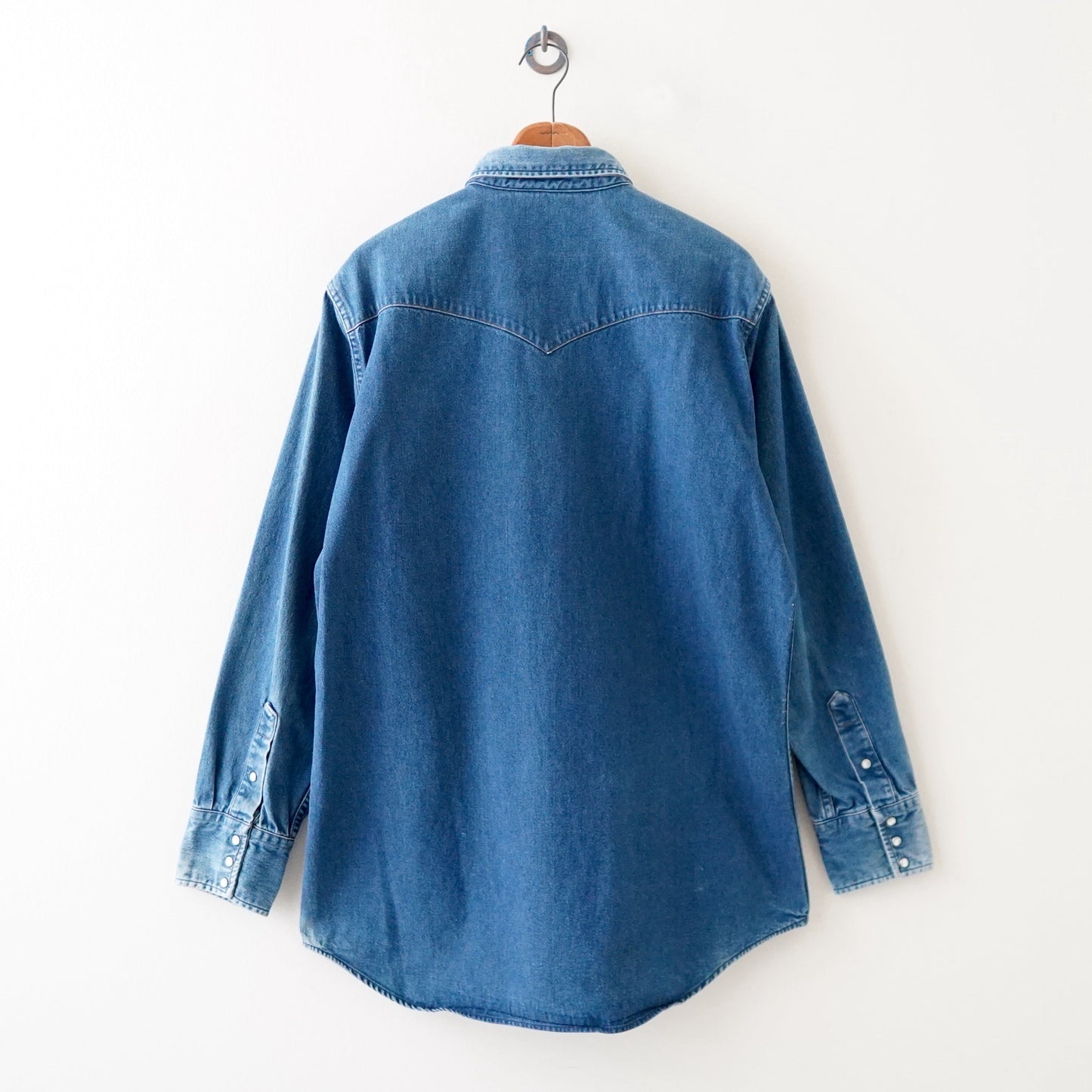 90s Carhartt denim western long shirt