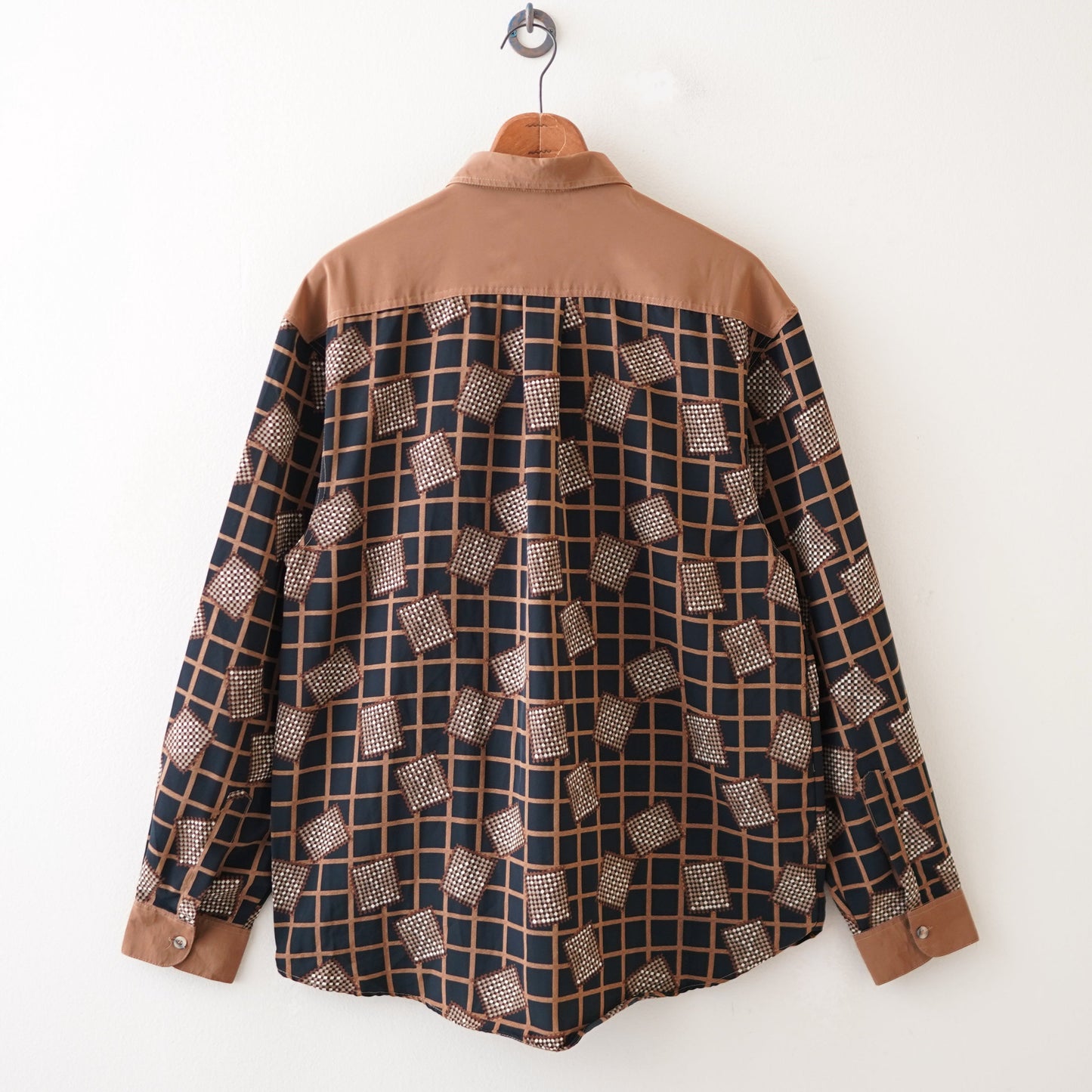 allent amis pattern long shirt