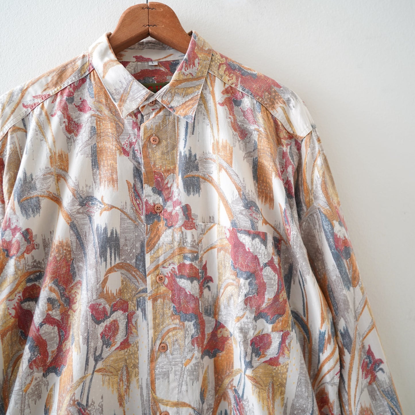 R.G.V.COLLECTION pattern shirt