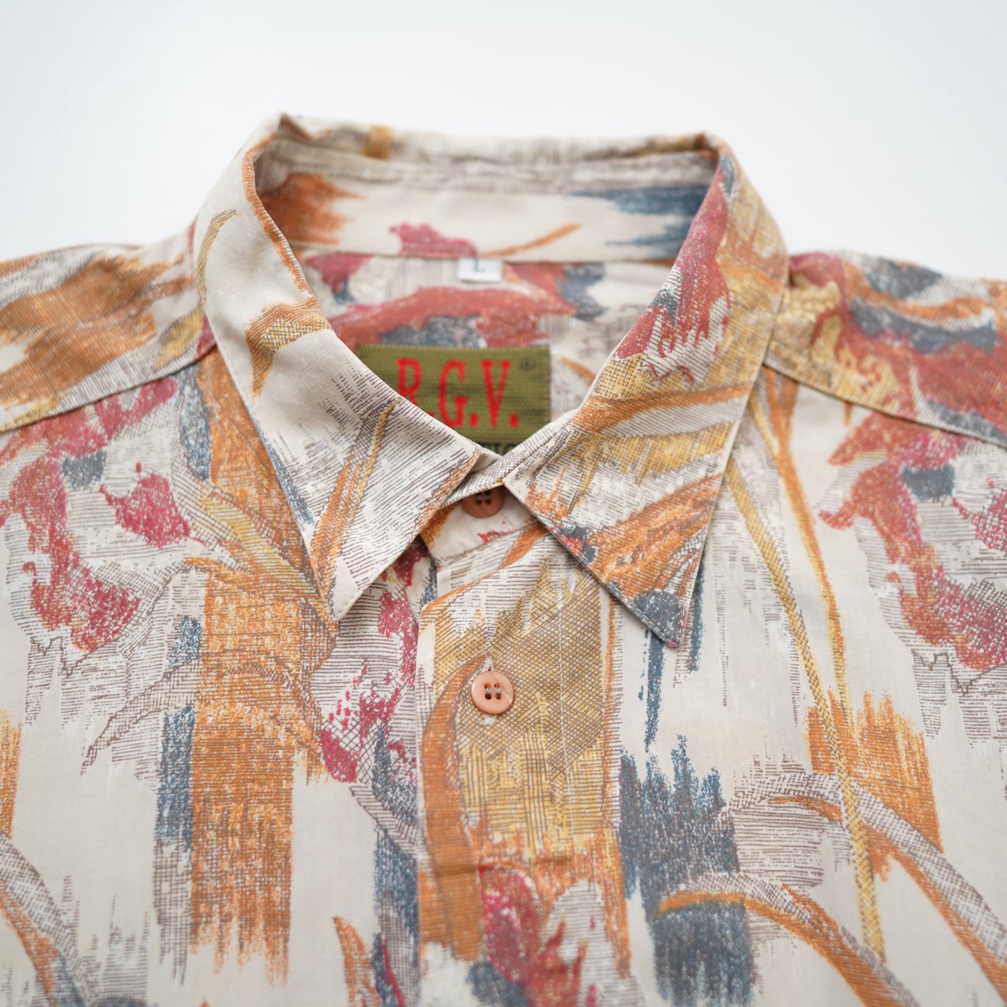 R.G.V.COLLECTION pattern shirt