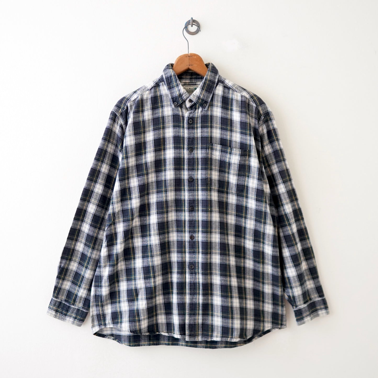 L.L.Bean plaid flannnal shirt