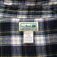 L.L.Bean plaid flannnal shirt